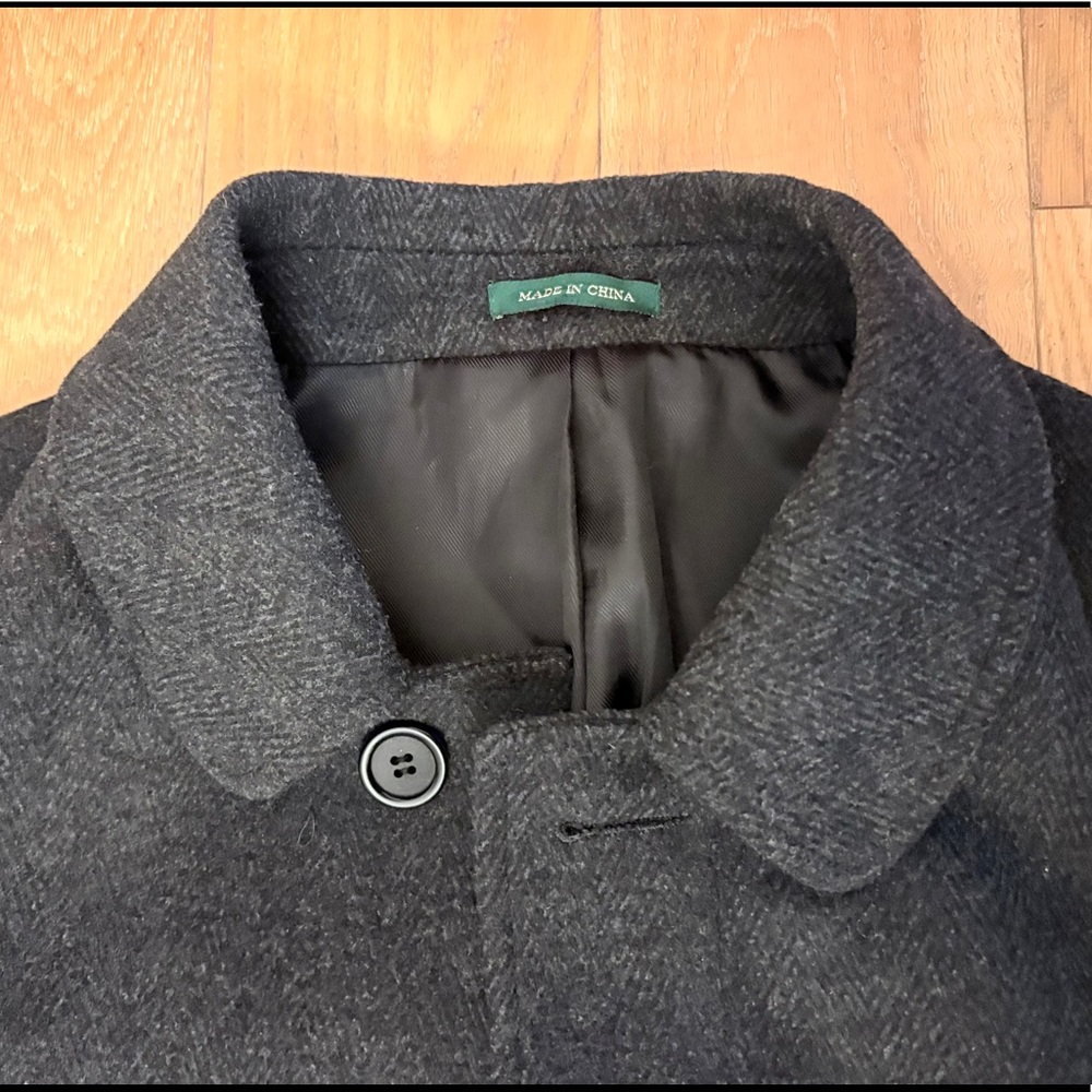 Lauren Ralph Lauren Wool Blend Overcoat 42R - Picture 4 of 6